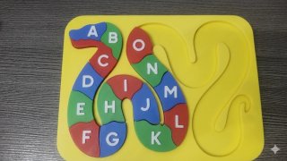Puzzle Serpiente ABC Madera Educativo