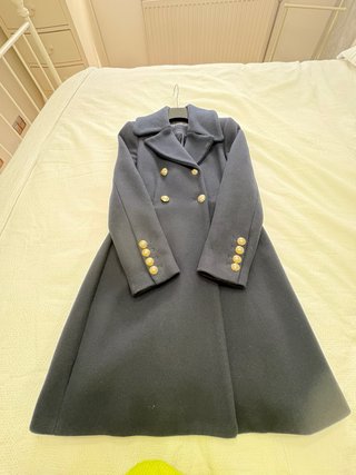 Abrigo Zara azul marino