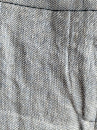 Pantaloni in lino celeste
