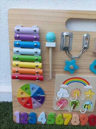 Tablero Montessori Madera