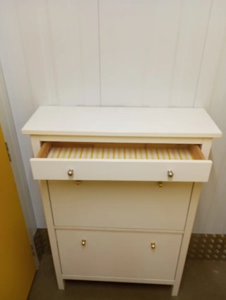 Zapatero Hermes Ikea Blanco
