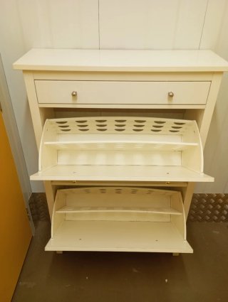 Zapatero Hermes Ikea Blanco