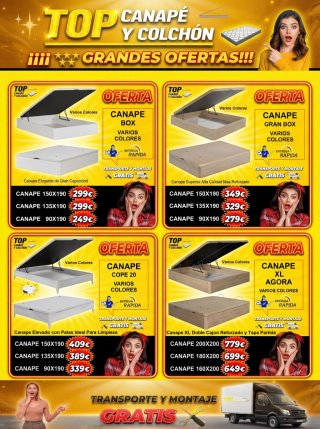 COLCHON ARTICULADO Viscoelastico excelente firmeza