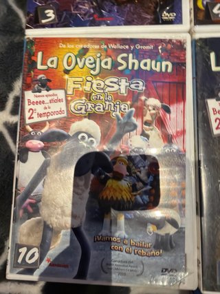 Pack 6 Películas DVD La Oveja Shaun
