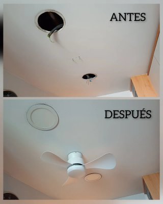 ELECTRICISTA INSTALADOR DE VENTILADORES DE TECHO