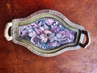 2 Bandejas Vintage Decorativas con Asas