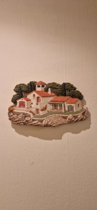 Adorno de pared casas estilo mediterráneo