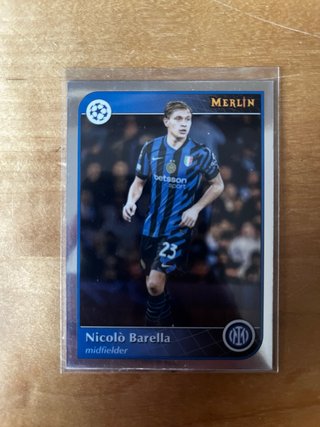 Tarjeta Nicolò Barella Inter Merlin