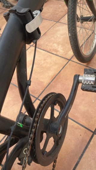 Bicicleta Plegable Trendy Negra para manitas