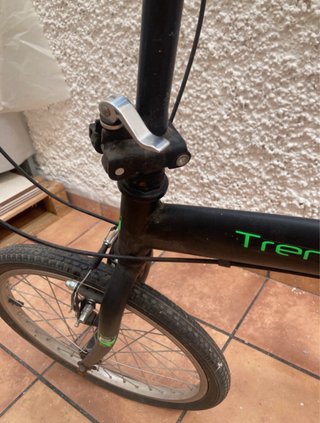 Bicicleta Plegable Trendy Negra para manitas