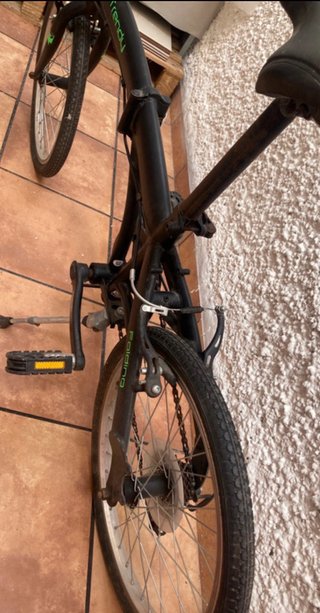 Bicicleta Plegable Trendy Negra para manitas