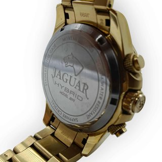 RELOJ DE PULSERA JAGUAR J899 ESFERA NEGRA CORREA DORADA