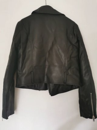 Giacca pelle donna BABY Angel OVS nera XS