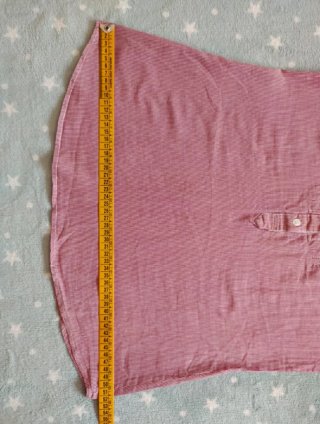 Blusa Pull&Bear rayas finas rojas Talla S
