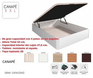 Canape + colchon + almohada PACK OFERTA LOTE