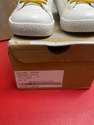 Golden Goose GGDB Truestar Blancas y Doradas
