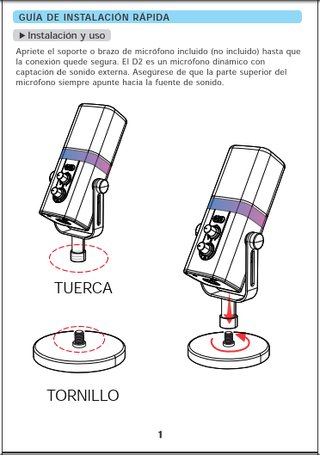 Micrófono USB/XLR con RGB para streaming y podcast