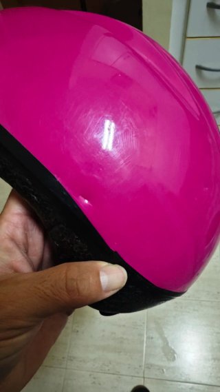 Casco infantil patinaje rosa