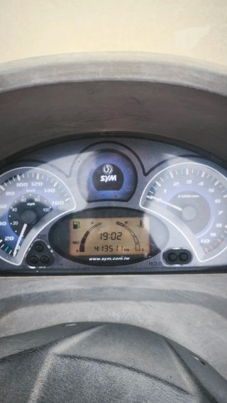 SYM GTS 125 EFI EVO Maxi Scooter Gris 41 000 km