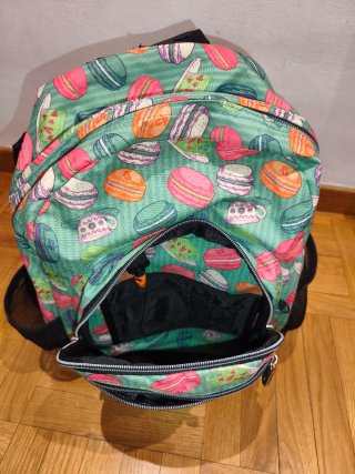 Mochila Totto Macarons Verde