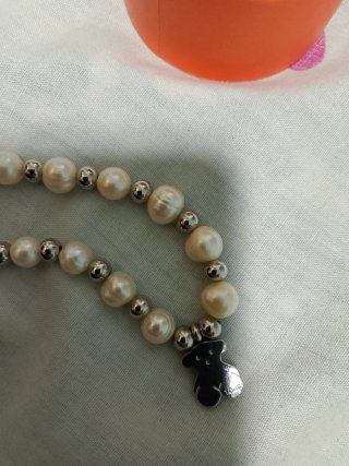 Pulsera Tous Perlas y Plata