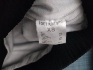 Tuta Footkorner nera e rossa