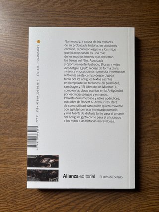 Libro Dioses y mitos del Antiguo Egipto