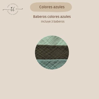 Pack 3 Baberos Algodón Bebé - Haven & Harmony