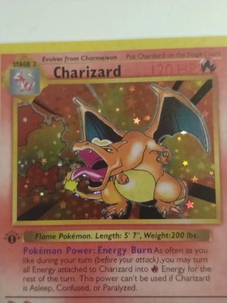 Charizard 1st Ed. Shadowless Base Set MINT