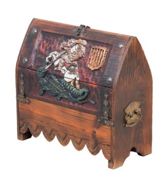 Cassetta spagnola decorata