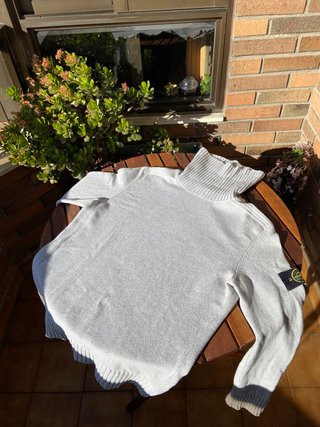Jersey Stone Island Cuello Alto Gris