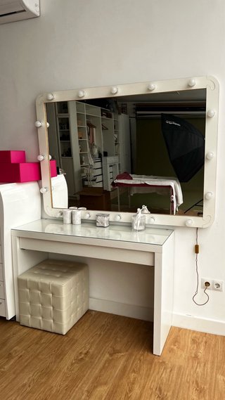 Tocador de maquillaje profesional