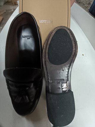 Mocasines Lottusse Piel Negros Talla 40
