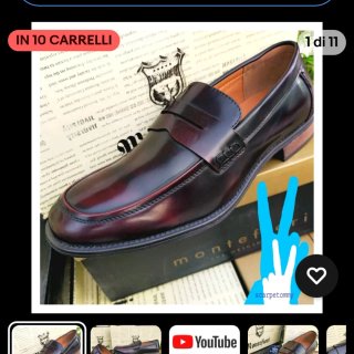 Scarpe uomo Mocassini uomo Montefiori 41 bordeaux
