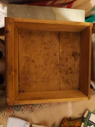 Mesilla vintage madera y mármol