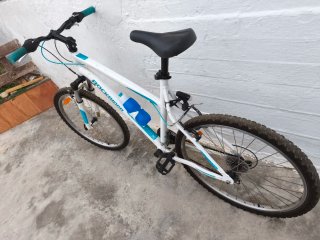 Bicicleta de Montaña Rockrider Blanca