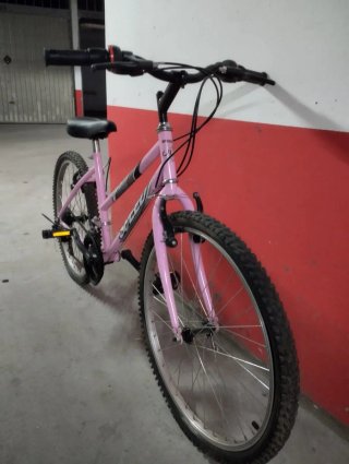 Bicicleta rosa Speed