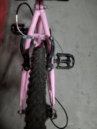 Bicicleta rosa Speed