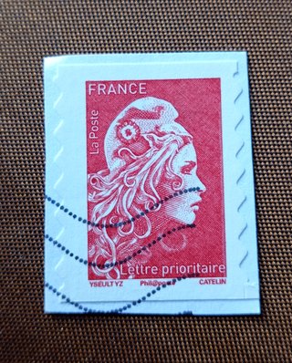 Sello Francia La Poste Lettre prioritaire