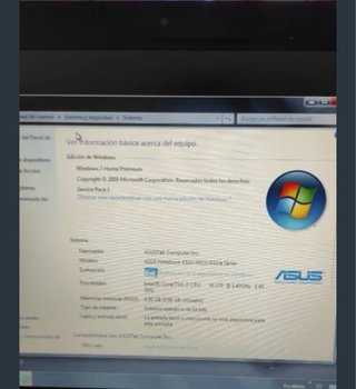 Portátil Asus Windows 7 Negro/Gris