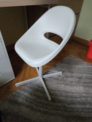 Silla infantil IKEA blanca