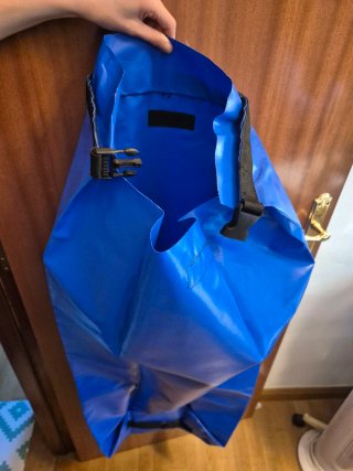 Bolsa estanca Lona Impermeable Azul