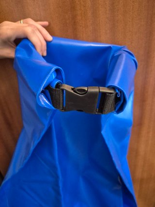 Bolsa estanca Lona Impermeable Azul