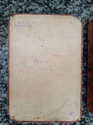 Antigua Caja Suiza Años 20 - Coleccionismo Art Déc