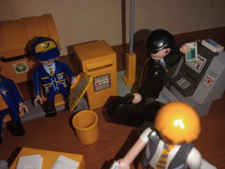 Playmobil-Calle de Correos ciudad.
