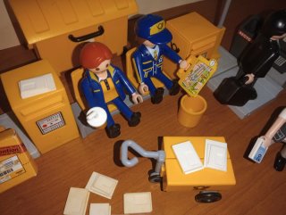 Playmobil-Calle de Correos ciudad.