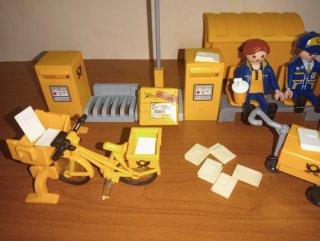 Playmobil-Calle de Correos ciudad.