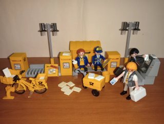 Playmobil-Calle de Correos ciudad.