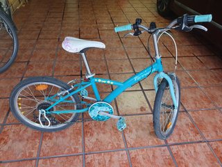 Bicicleta Infantil Decathlon 20 Azul