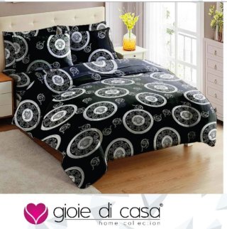 Completo Lenzuola Versace Nero Argento